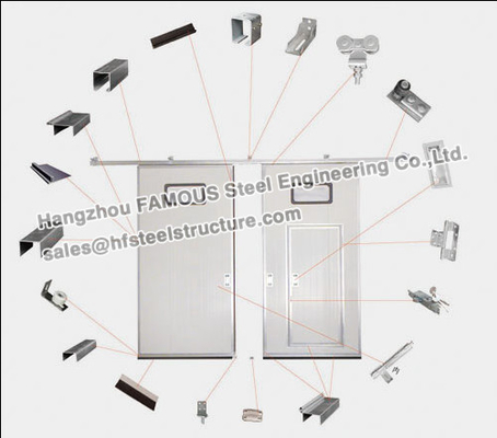 Industry Sliding Door  Steel Workshop And Warehouse