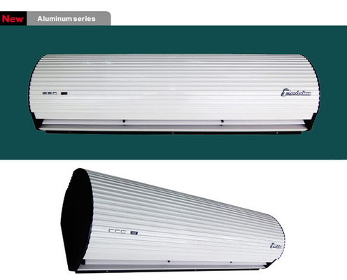 Cortina de aire del viento S5 Theodoor de la moda en la cubierta de aluminio 13m/s - 16m/s para la puerta